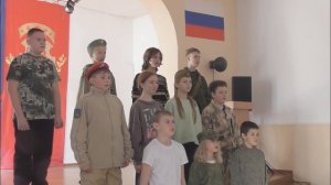 Военно-спортивная игра "Зарница". Станция -на привале.5-7 классы. Ольгинская средняя школа.