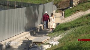 В Орле начали создавать "дождевой сад"