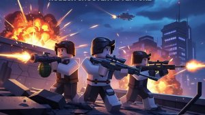 Играю в роблокс режим гипер стрельба (4 часть)