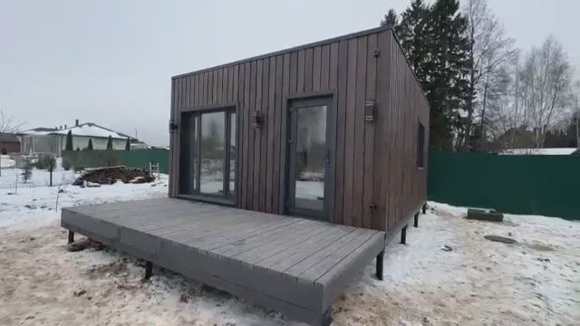 Модульный дом М-2.1. Обзор фасада