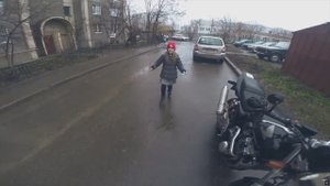 К ДОЧКЕ ЗА ПОДАРКОМ В ДЕКАБРЕ НА МОТОЦИКЛЕ | 14.12.2017