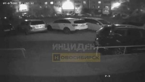 В Новосибирске некто в маске обстреливает мигрантов из перцового баллончика и ракетницы !!!