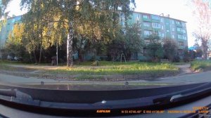 съёмка регистратора с кручением по горизонтали.