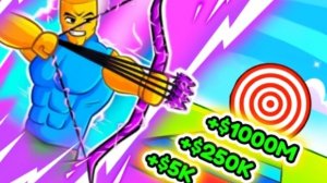 😱Стал лучником в Симулятор лука [Roblox]