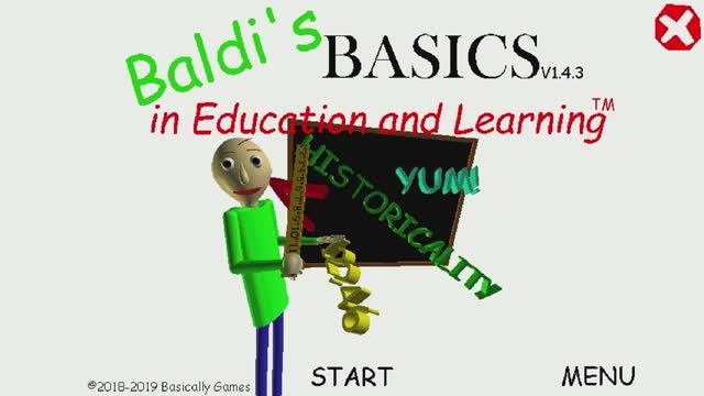 Baldi Basic's: in education and learning. Gameplay смотреть онлайн