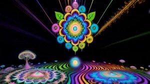 Psychedelic Trance - Electric Samurai - Psytrance T.H.C. mix 2023 (AI Graphic Visuals)