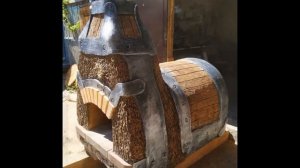 Русская мини печь модернизированная.