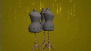 Historical mannequins: bust 46, waist 32