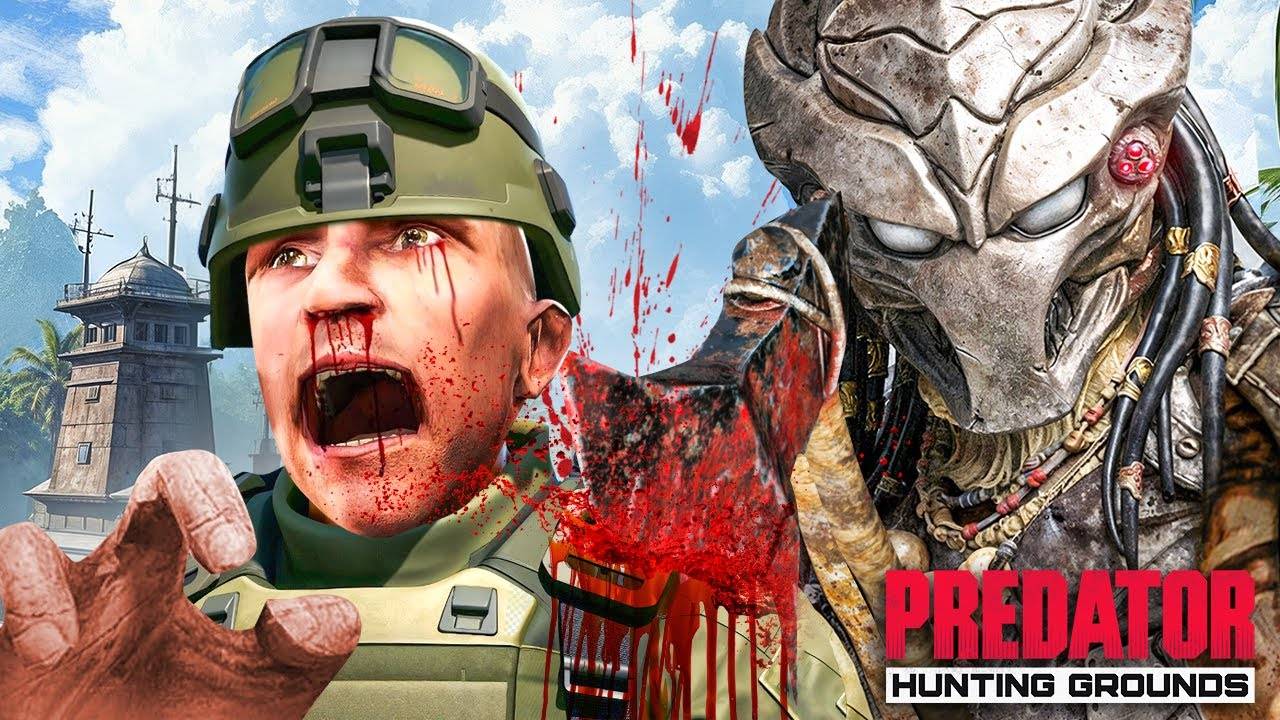 Я СТАЛ ХИЩНИКОМ на 24 ЧАСА! 4 СОЛДАТА vs ХИЩНИК! ВЫЖИТЬ за 10 МИНУТ! (PREDATOR HUNTING GROUNDS) смотреть онлайн