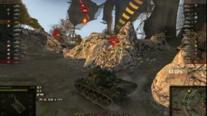 танк м103 бой на отметку #wot