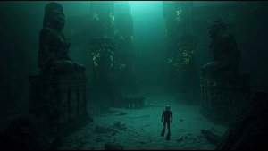 Drowned Utopia’s Echoes💧🏛️ 2-Hour Submerged City Ambience ｜ Atlantean Horror Soundscape
