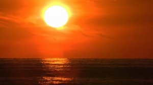 Закат над морем в Сочи