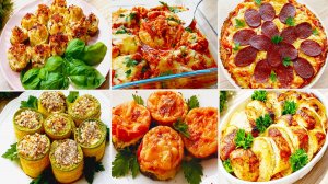 Вкусные Рецепты из Кабачков 🔥 6 Блюд, которые Полюбят Все! Легкие и Быстрые Блюда на Каждый День!