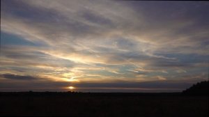 Вечернее небо.