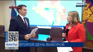 Явка избирателей на выборах губернатора Краснодарского края достигла 42,5%