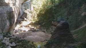 Спуск по верёвке с 60-метровой высоты в каньон. Абхазия. 2020