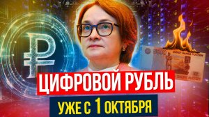 Цифровой рубль уже с 1 ОКТЯБРЯ. Большие риски для ДОЛЖНИКОВ!