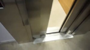 2014 KONE MaxiSpace (PowerDisc) MRL traction elevator @ Kyrkogatan 8, Norrtälje, Sweden