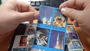 Смотрим марки и подарки из Германии. Филателия марки хобби stamp philately hobby