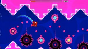 играю в геометри Даш 3 часть(прохожу electrodynamix)