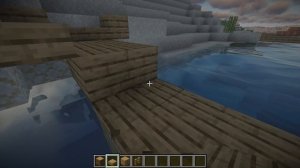 Как построить мост в  майнкрафте.