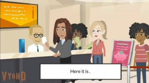 Conversation at the bank