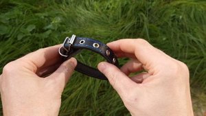 Ошейник 15мм черный