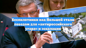 Беспилотники над Польшей стали поводом для «антироссийского угара» и эскалации