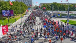 Осенний велофестиваль в Москве собрал рекордные 60 тысяч участников