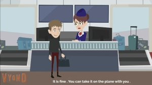 Check-in at the airport