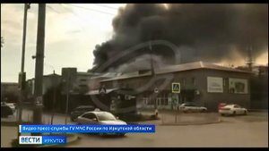 В Усолье-Сибирском ликвидировали пожар в производственном цехе фанерно-спичечного комбината