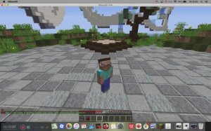 Играю в Skypvp на сервере в майнкрафте!