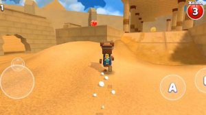 я дошёл до босса и победил его в снежной долине и пустыне