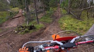 эндуро покатушка. трек HARD TRAIL 
часть 2
