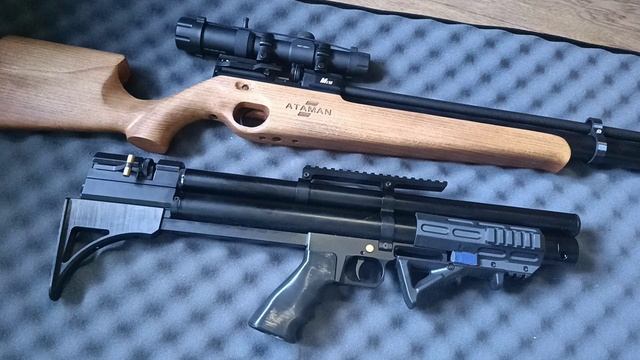 Пневматическая винтовка рср Атаман VL-15, с модератором. смотреть онлайн