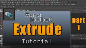 Autodesk Maya - Extrude - Part 1