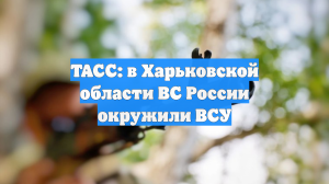 ТАСС: в Харьковской области ВС России окружили ВСУ