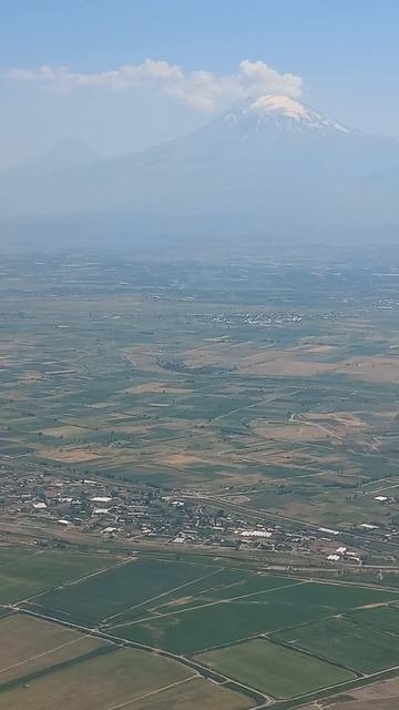 Москва Ереван самолет Вид из окна