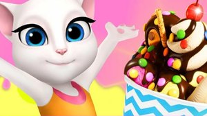 Моя говорящая Анжела 2 и мороженое 🍨🍨🍨