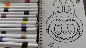 раскрашиваю лабубу