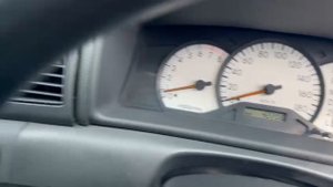 Тест перед разбором в Японий Toyota Allex NZE121 пробег 42208 т.км
