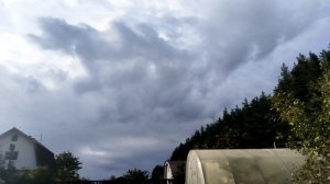 Ускоренное движение облаков 28 августа