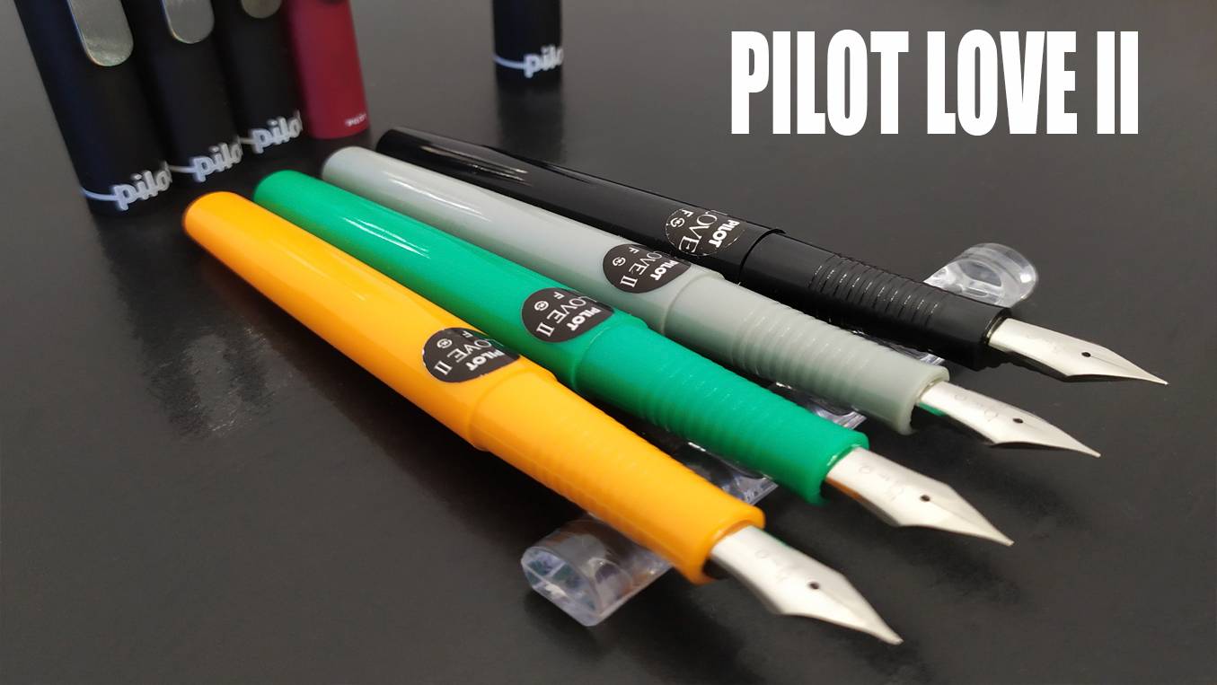 Винтажная перьевая ручка Pilot Love II, Япония-Южная корея. Перо EF-BB (0,38-2mm). Обзор смотреть онлайн