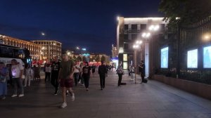 Москва - летний вечер, прогулка по уютным улицам и бульварам столицы