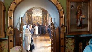 Крестный ход на праздник Пояс Богородицы