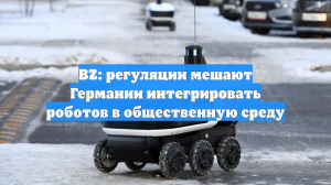 BZ: регуляции мешают Германии интегрировать роботов в общественную среду