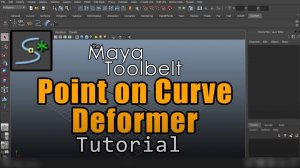Autodesk Maya - Point On Curve Deformers