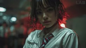 GHOSTS Take Over Haunted School! Cyberpunk Music video