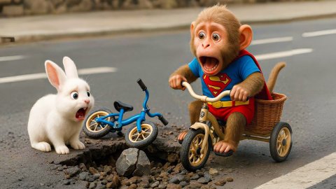 Видео для детей. Приключения обезьянки и зайчика. Детям. Детское