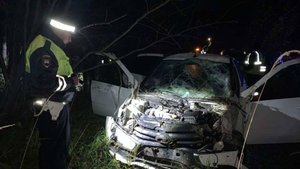 Водитель легковушки погиб, вылетев в кювет в Свердловской области